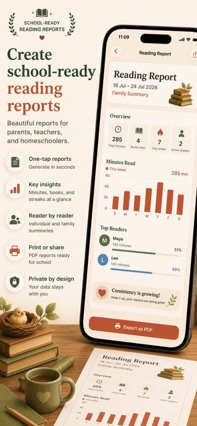 BookNest: Family Reading Log screenshot 2